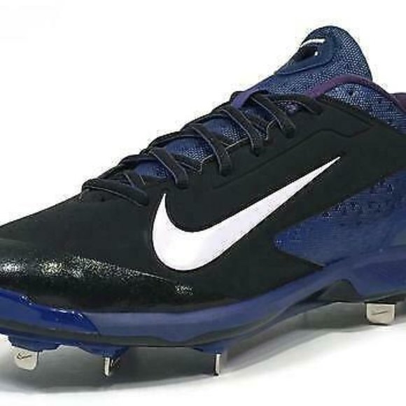 Nike Huarache Pro Low Baseball Cleats Black Blue main image 7
